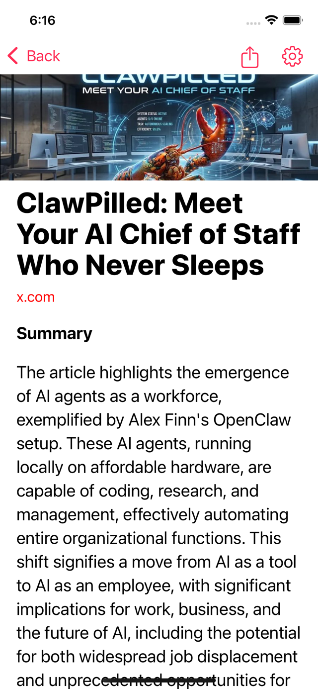 VoiceView app screenshot