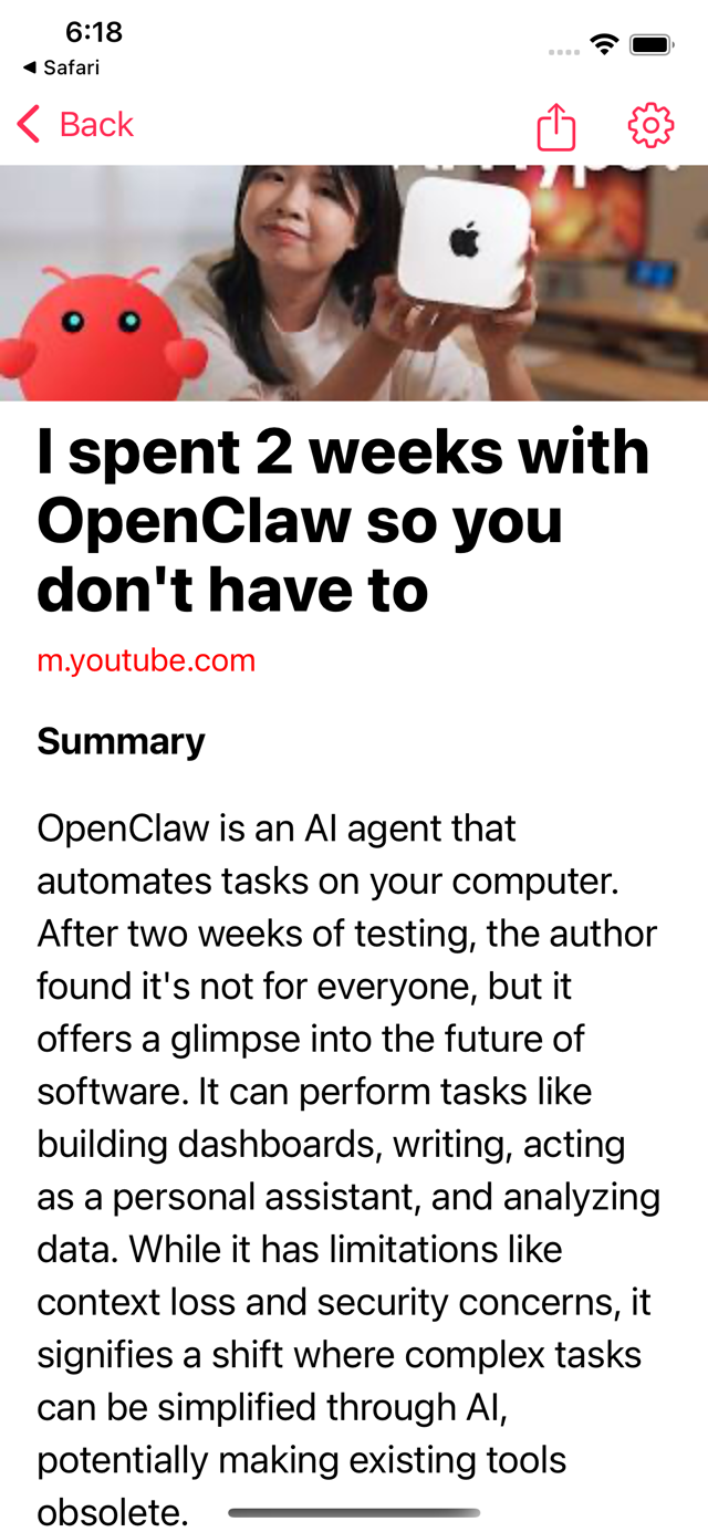 VoiceView app screenshot